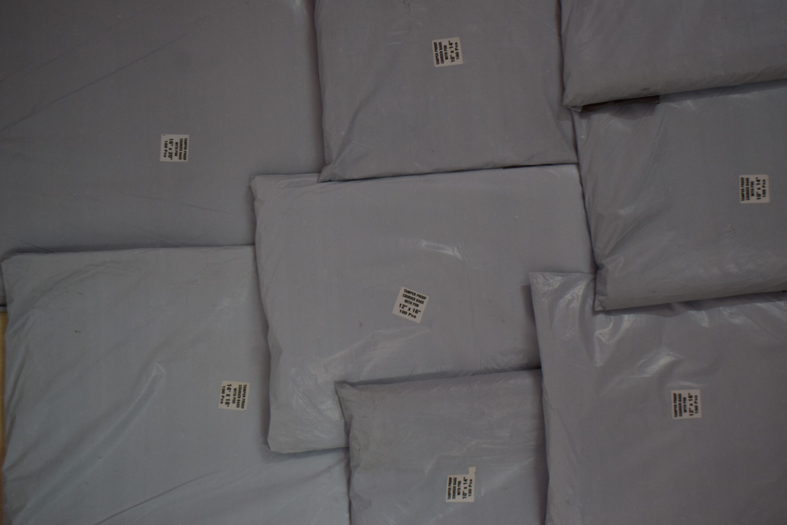 Courier Plastic Bags with POD Sleeve – Multiple Sizes - Image 3